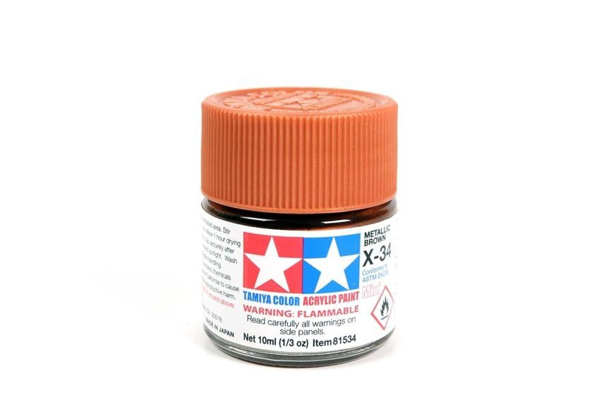 Tamiya X-34 Met Brown Mini